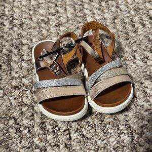 MIA Sandals with Glitter Straps